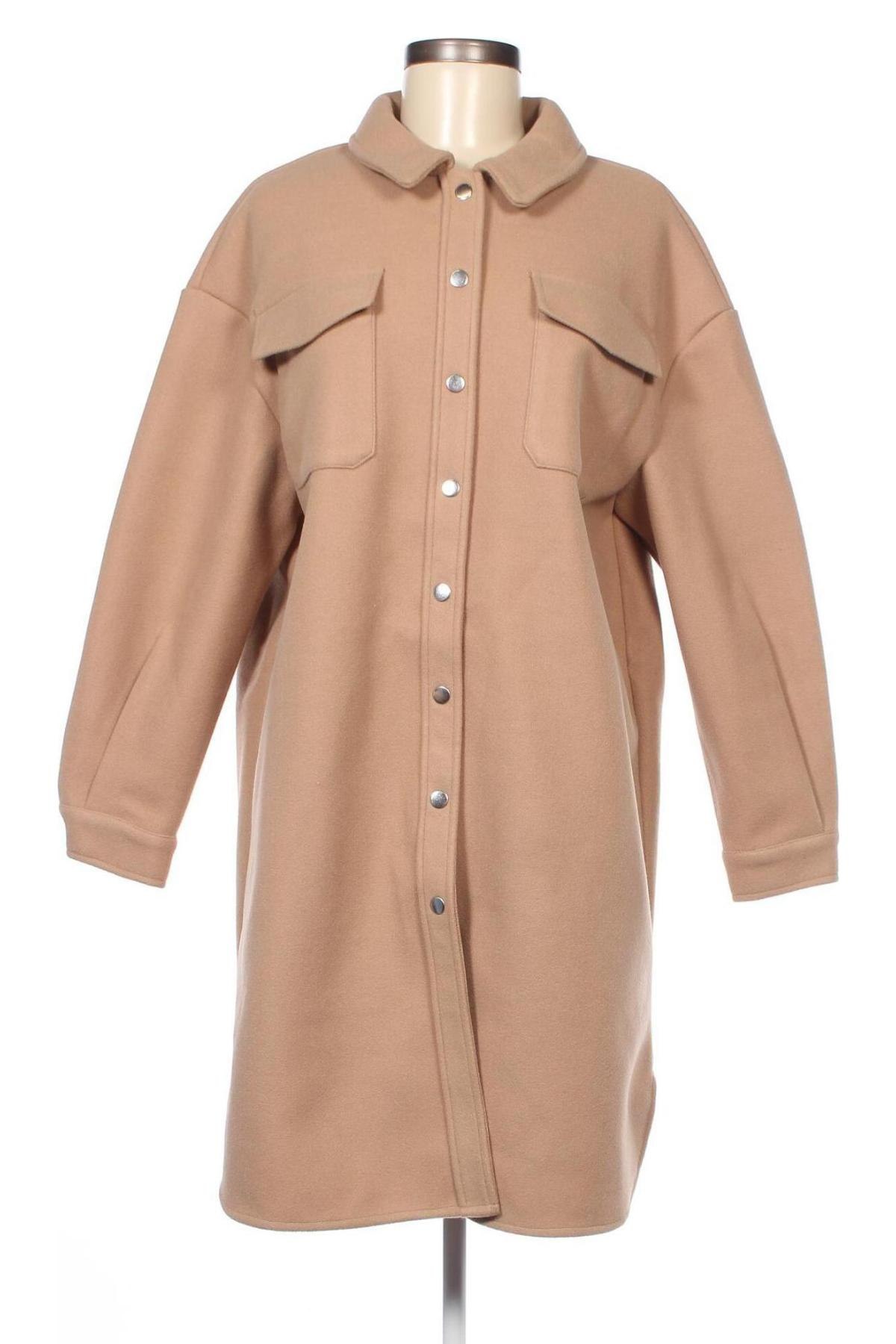 Γυναικείο παλτό ONLY, Μέγεθος S, Χρώμα  Μπέζ, Τιμή 12,24 €