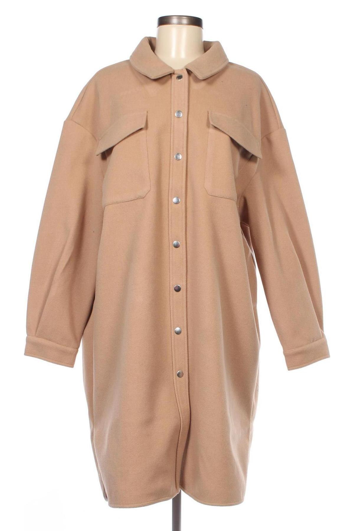 Γυναικείο παλτό ONLY, Μέγεθος XL, Χρώμα  Μπέζ, Τιμή 26,93 €