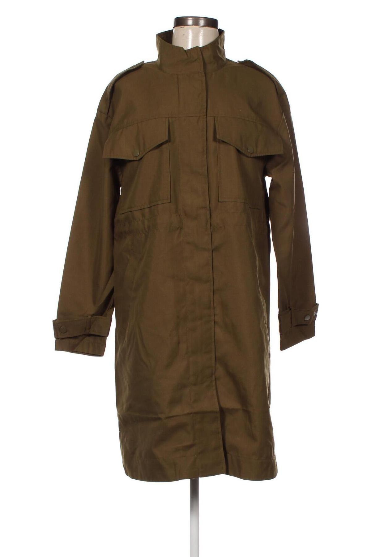 Дамско палто Vero Moda, Размер S, Цвят Зелен, Цена 26,60 лв.