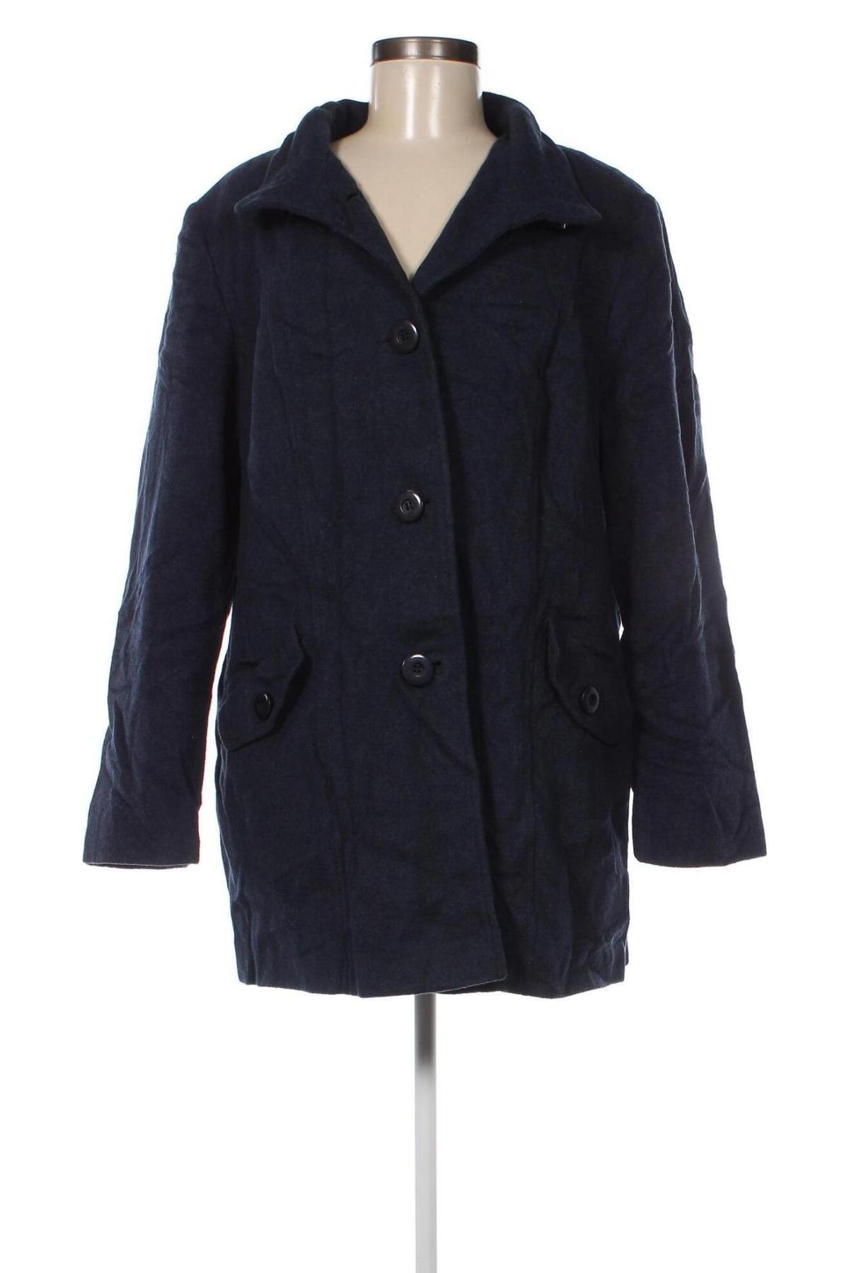 Дамско палто Walbusch, Размер L, Цвят Син, Цена 44,10 лв.