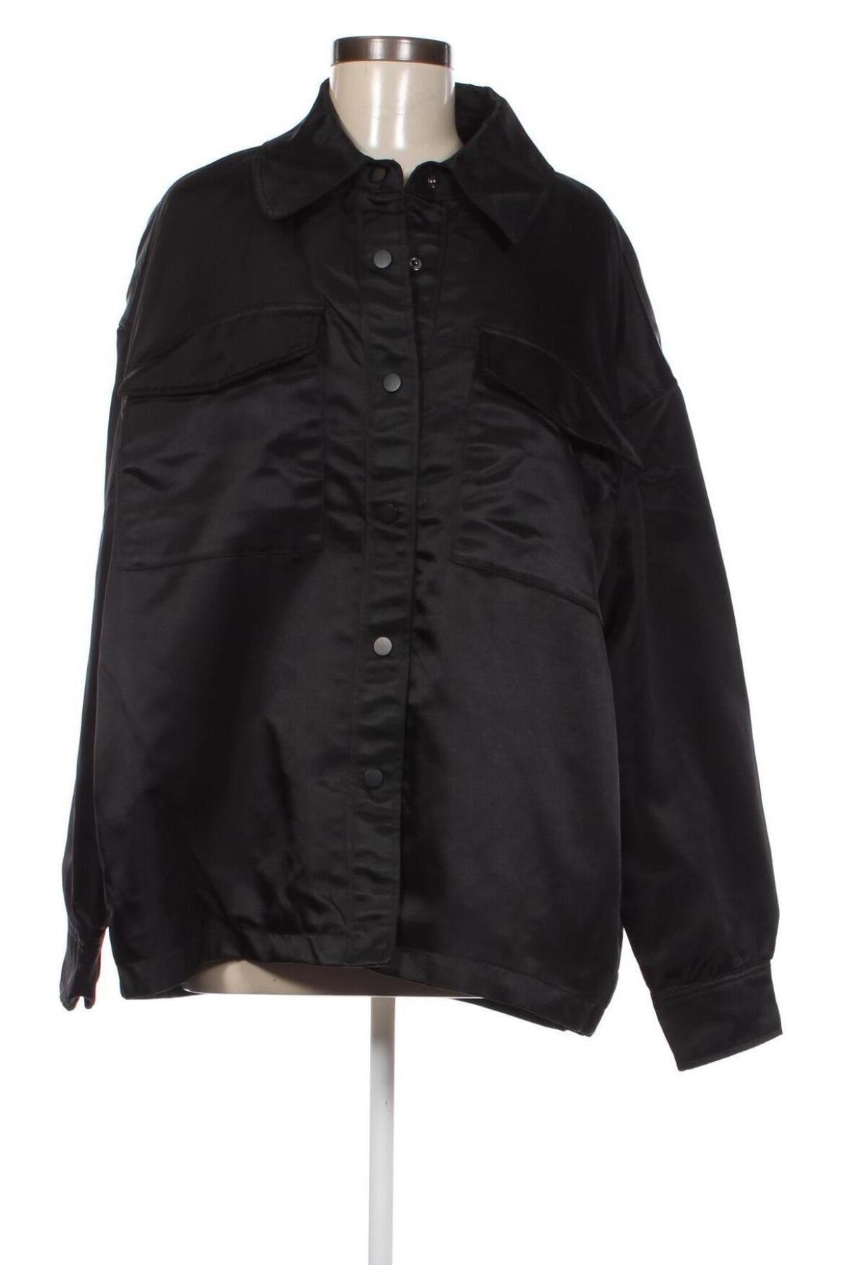 Γυναικείο μπουφάν Gina Tricot, Μέγεθος XL, Χρώμα Μαύρο, Τιμή 14,79 €
