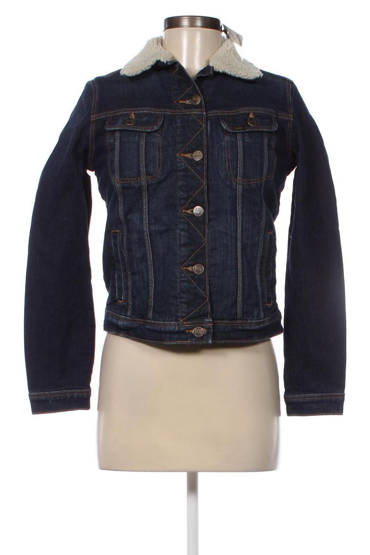 Γυναικείο μπουφάν Lee, Μέγεθος XS, Χρώμα Μπλέ, Τιμή 16,65 €