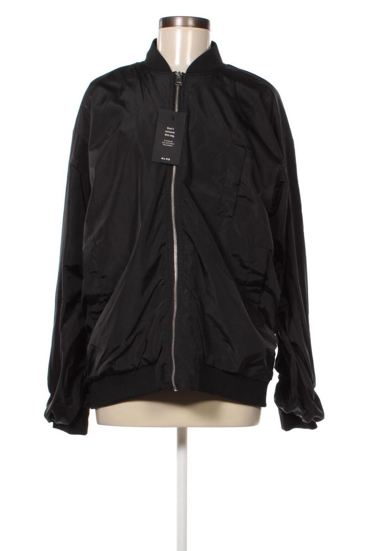 Γυναικείο μπουφάν NA-KD, Μέγεθος S, Χρώμα Μαύρο, Τιμή 9,03 €