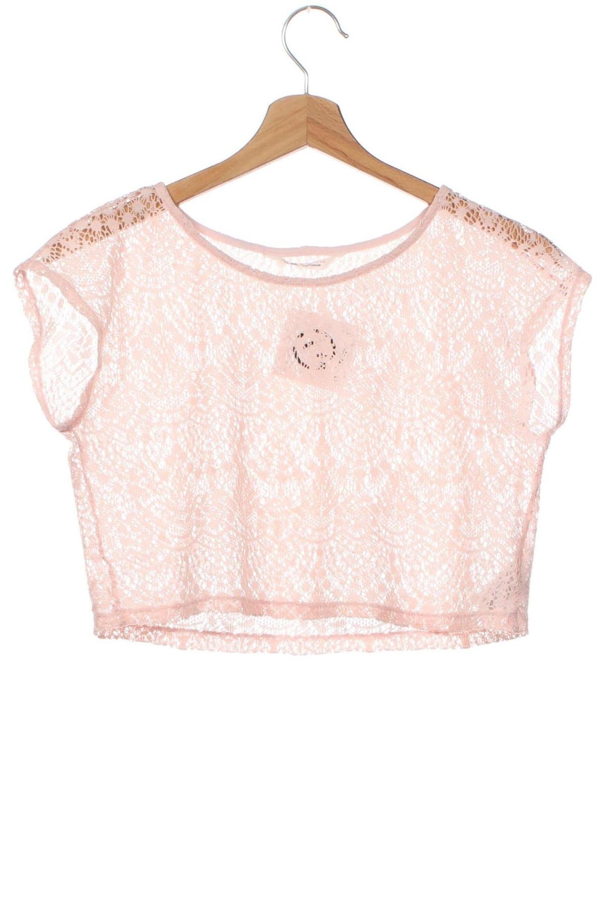 Dziecięca bluzka H&M, Rozmiar 12-13y/ 158-164 cm, Kolor Różowy, Cena 16,41 zł