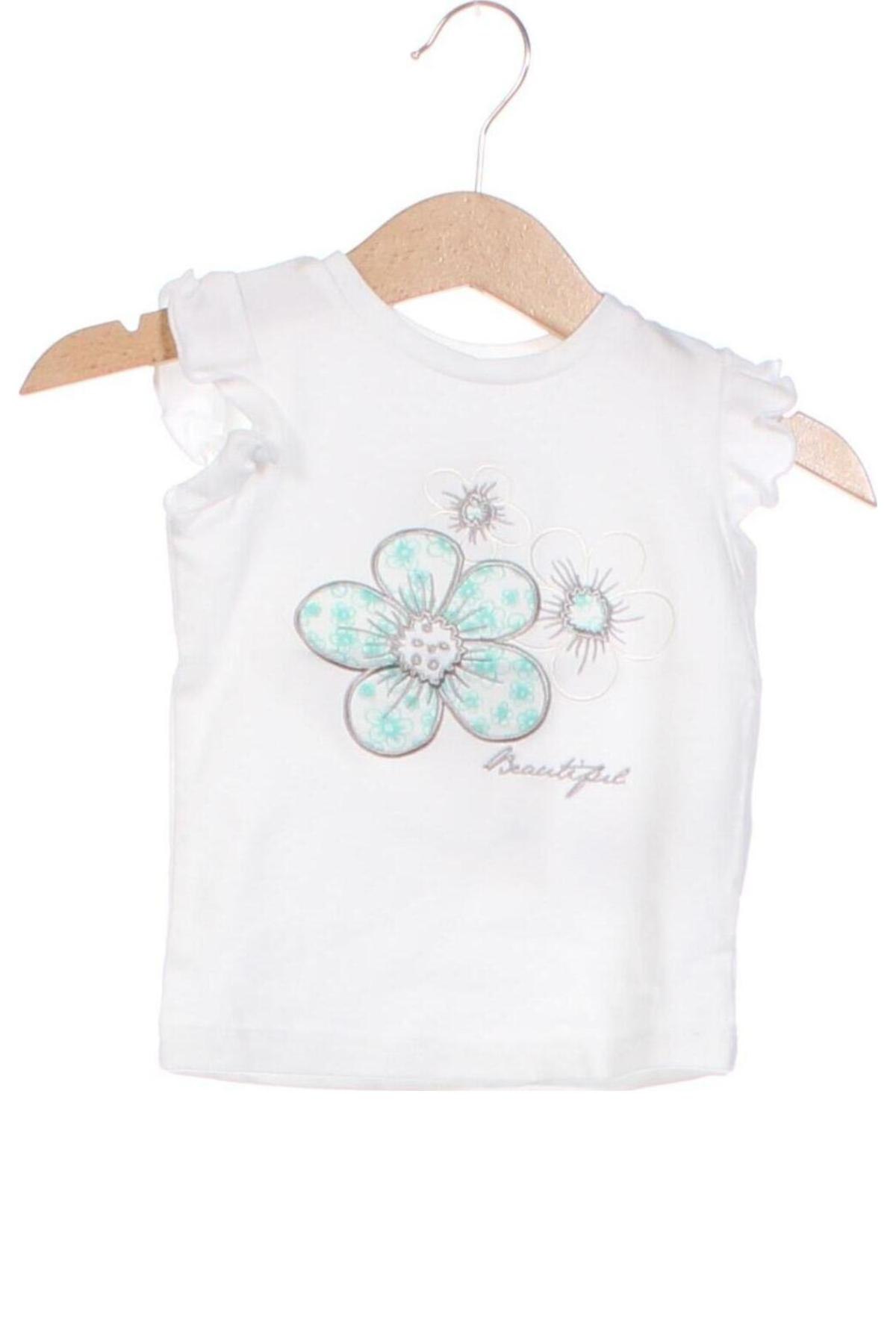 Детска блуза Name It, Размер 2-3m/ 56-62 см, Цвят Бял, Цена 39,00 лв.