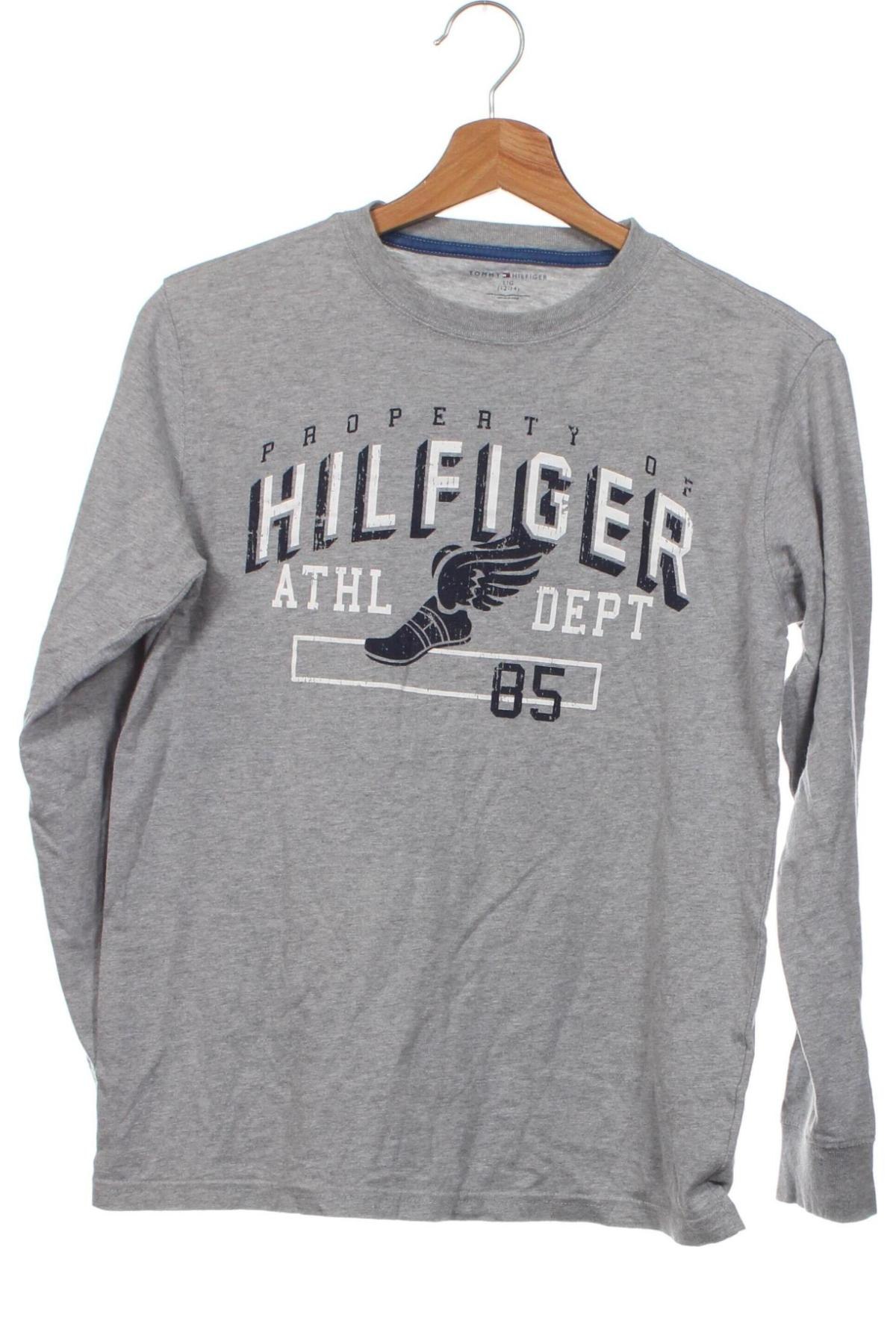 Παιδική μπλούζα Tommy Hilfiger, Μέγεθος 13-14y/ 164-168 εκ., Χρώμα Γκρί, Τιμή 20,23 €
