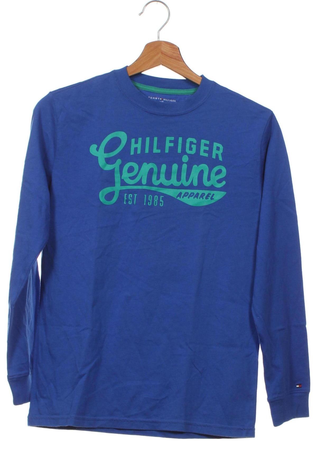 Детска блуза Tommy Hilfiger, Размер 13-14y/ 164-168 см, Цвят Син, Цена 32,70 лв.