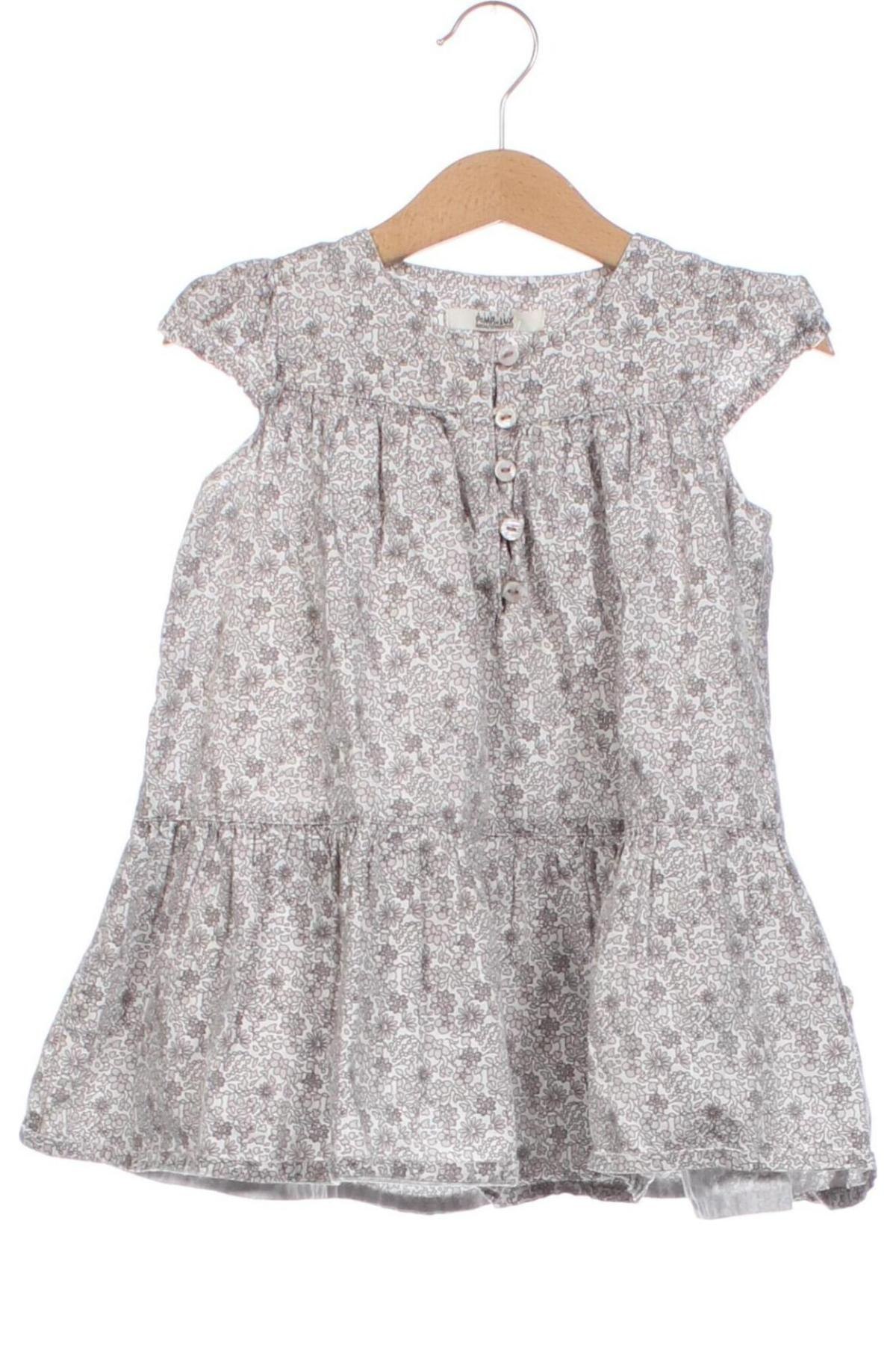 Детска рокля Pomp De Lux, Размер 9-12m/ 74-80 см, Цвят Сив, Цена 26,00 лв.