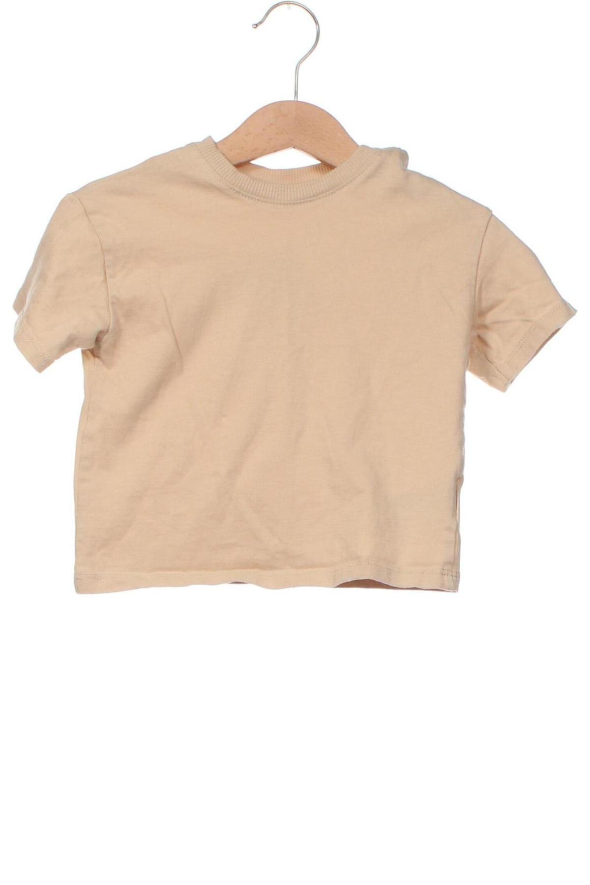 Tricou pentru copii H&M, Mărime 9-12m/ 74-80 cm, Culoare Bej, Preț 58,67 Lei