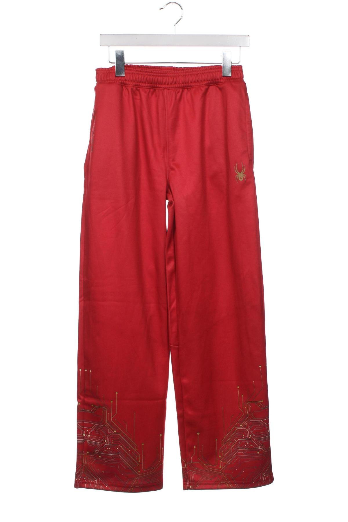 Pantaloni de trening, pentru copii Spyder, Mărime 14-15y/ 168-170 cm, Culoare Roșu, Preț 97,08 Lei