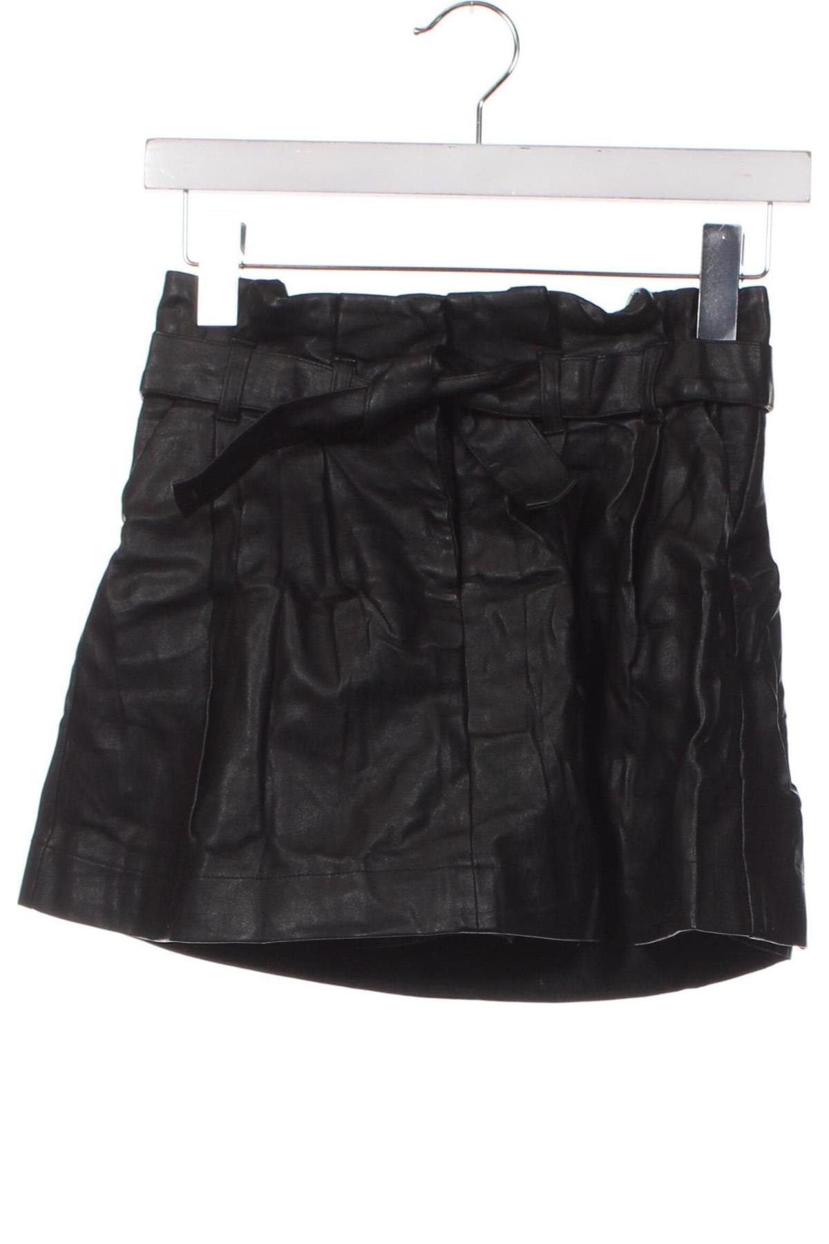 Δερμάτινη φούστα Boboli, Μέγεθος XS, Χρώμα Μαύρο, Τιμή 1,61 €
