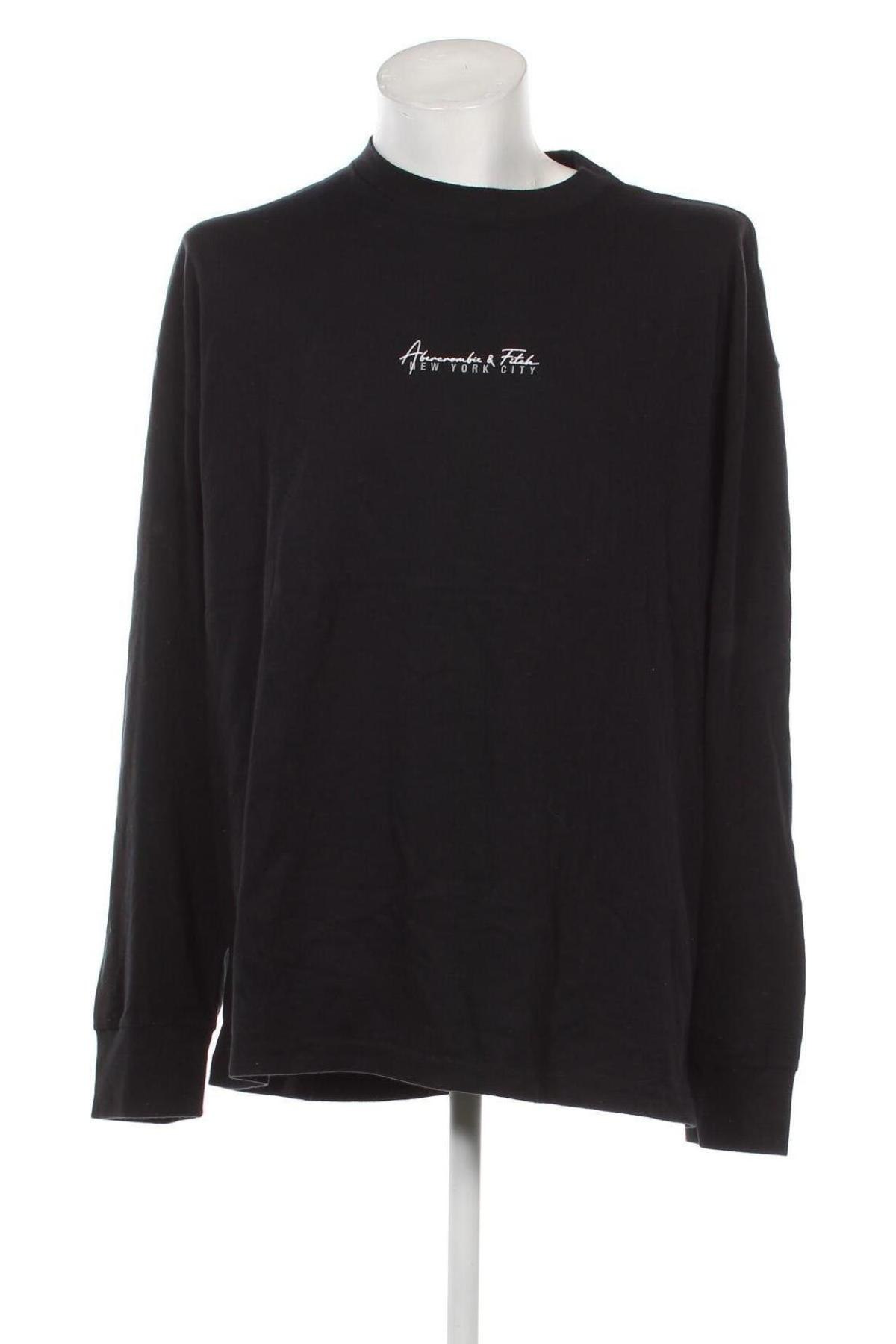 Ανδρική μπλούζα Abercrombie & Fitch, Μέγεθος XXL, Χρώμα Μαύρο, Τιμή 18,40 €