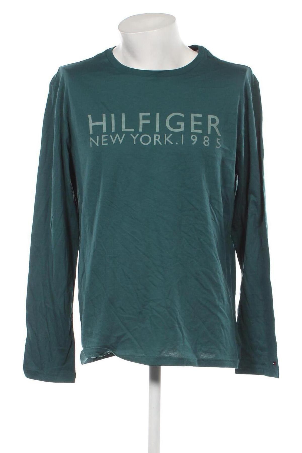 Bluză de bărbați Tommy Hilfiger, Mărime XL, Culoare Verde, Preț 447,37 Lei