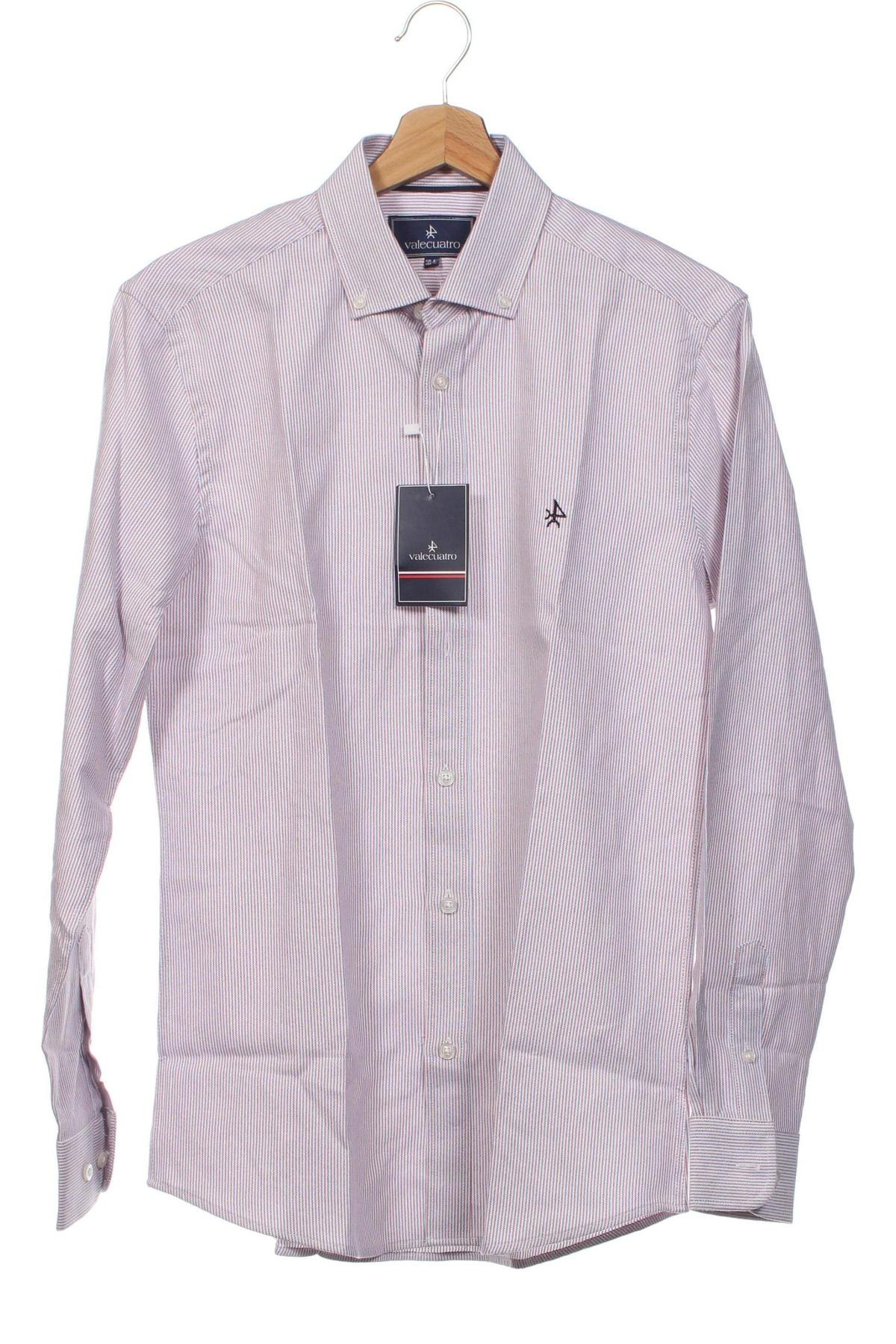 Мъжка риза VALECUATRO, Размер S, Цвят Син, Цена 21,06 лв.