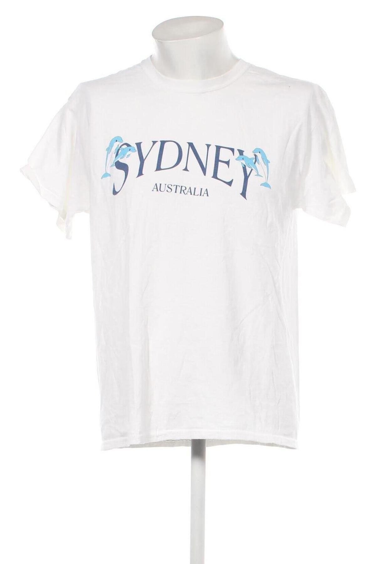 Herren T-Shirt Nasty Gal, Größe S, Farbe Weiß, Preis 14,95 €