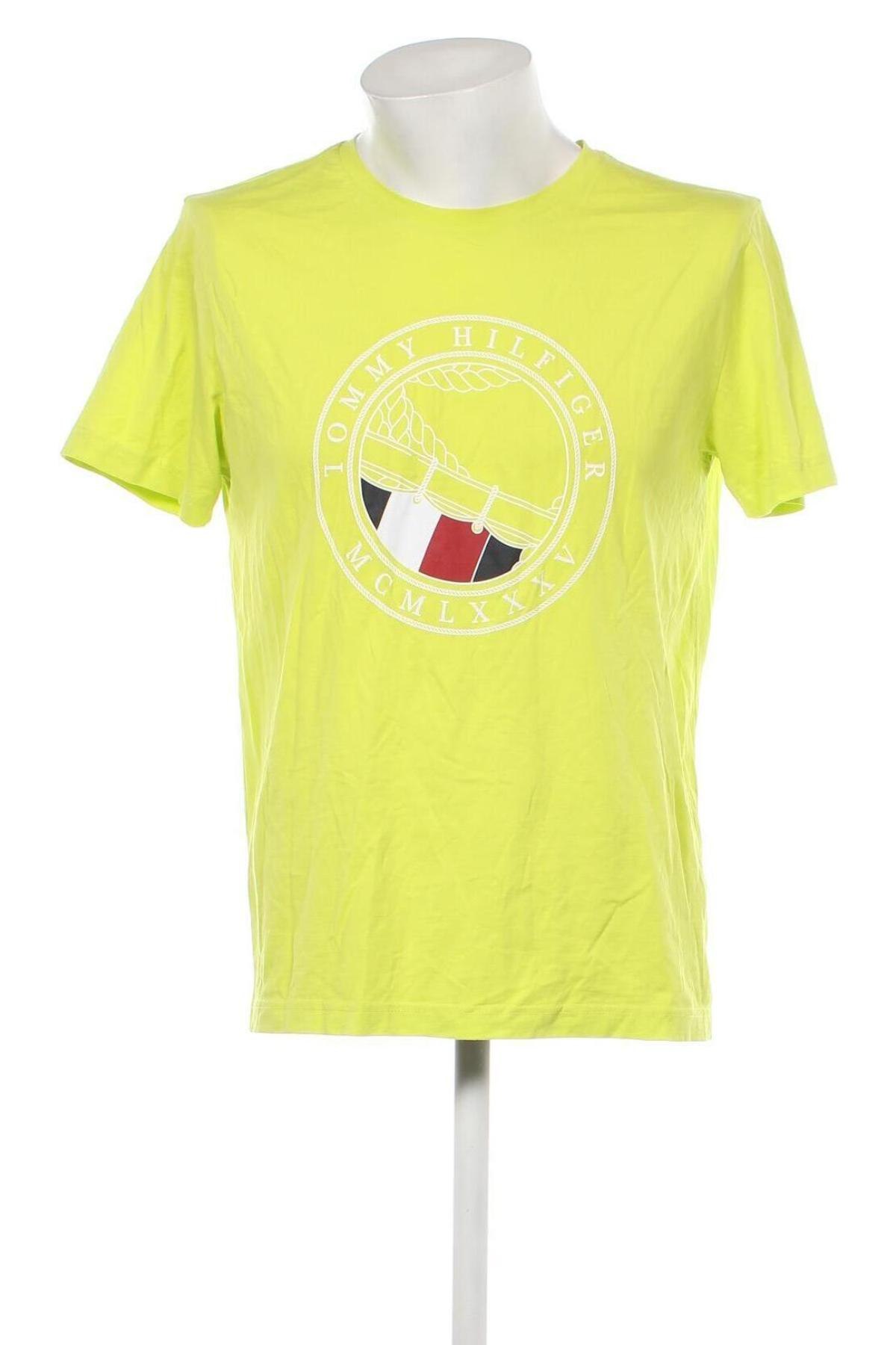 Ανδρικό t-shirt Tommy Hilfiger, Μέγεθος XL, Χρώμα Κίτρινο, Τιμή 42,06 €