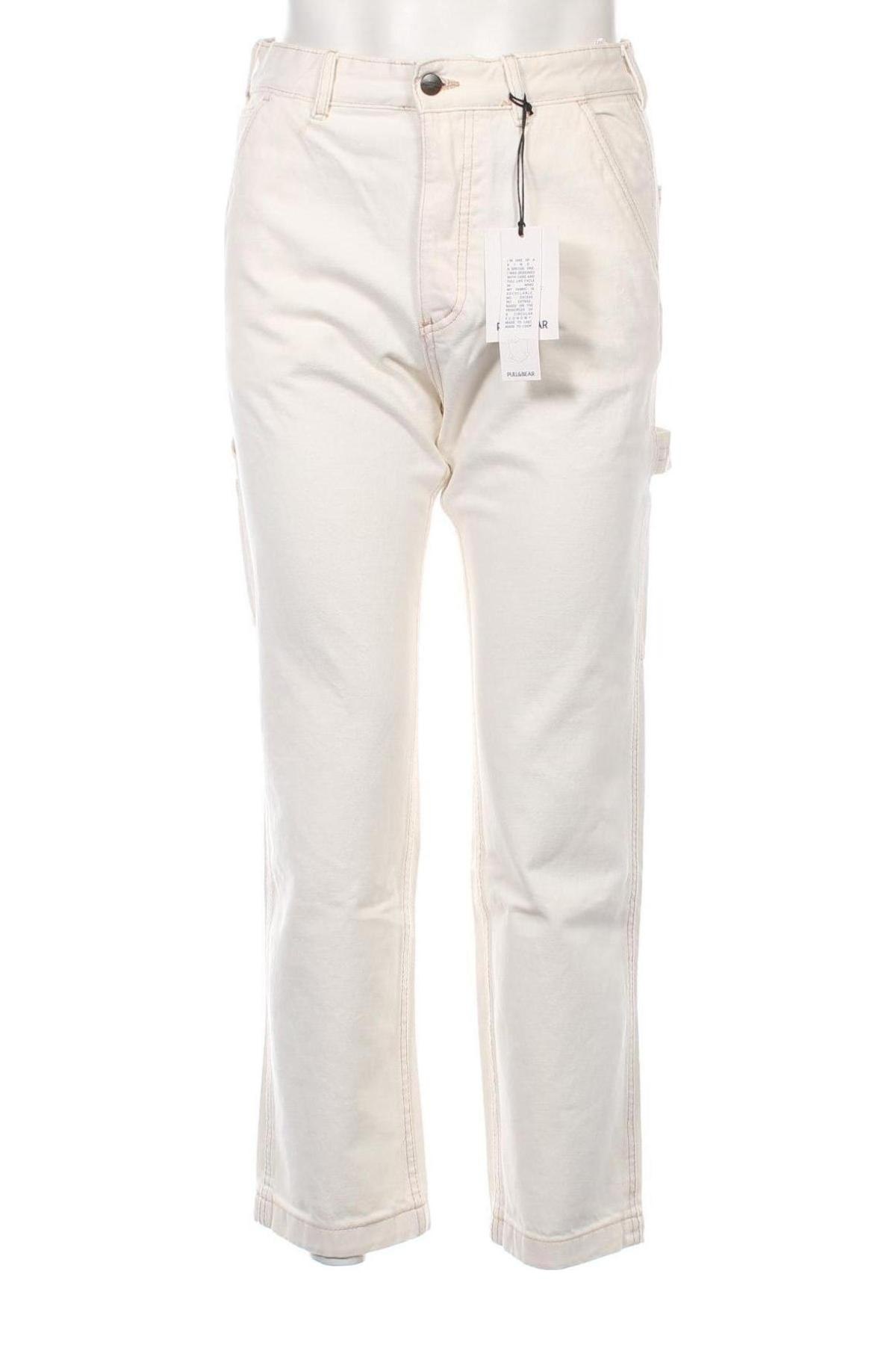 Herren Jeans Pull&Bear, Größe M, Farbe Weiß, Preis 23,71 €