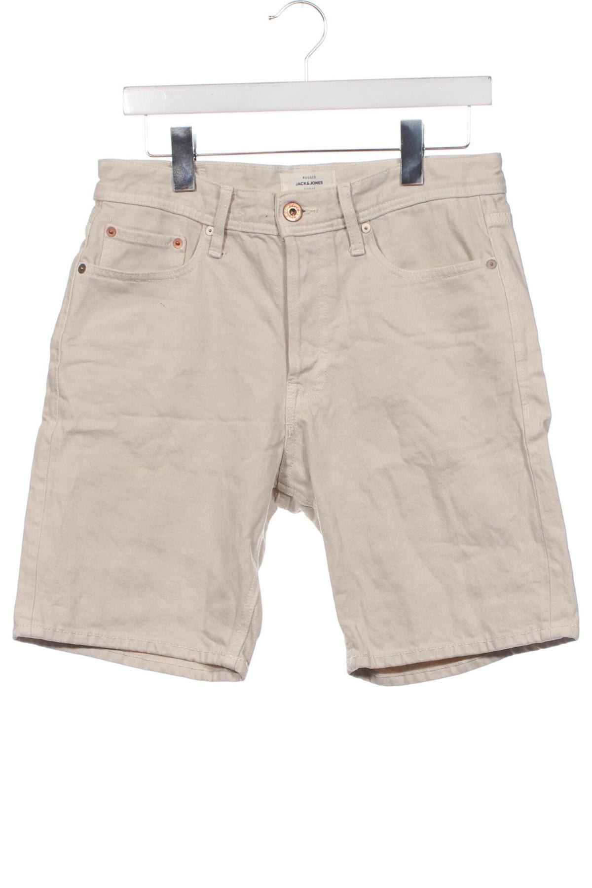 Мъжки къс панталон Jack & Jones, Размер XS, Цвят Бежов, Цена 12,42 лв.