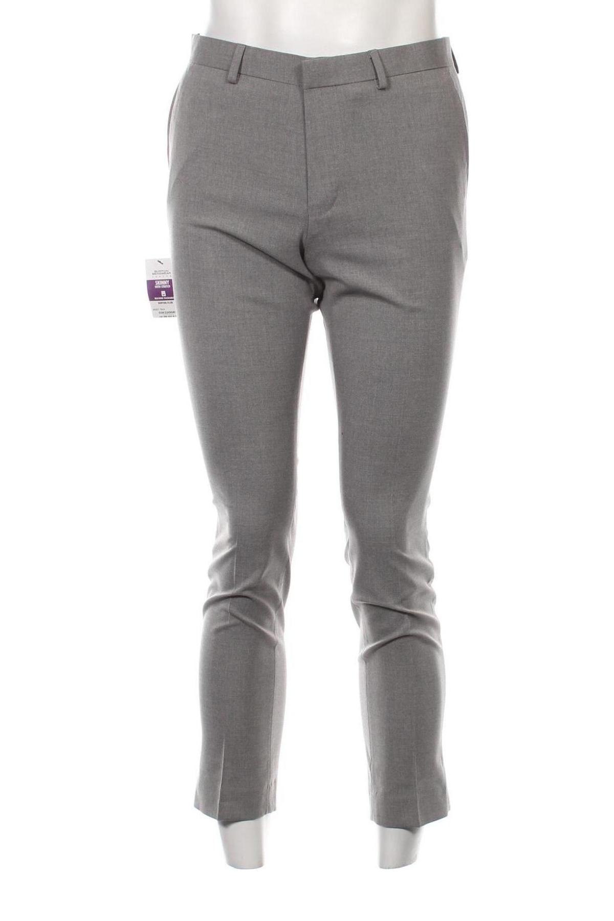 Мъжки панталон Burton of London, Размер M, Цвят Сив, Цена 87,00 лв.