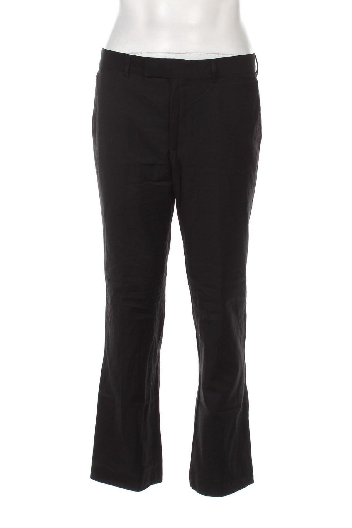 Мъжки панталон Dressmann, Размер L, Цвят Черен, Цена 5,80 лв.