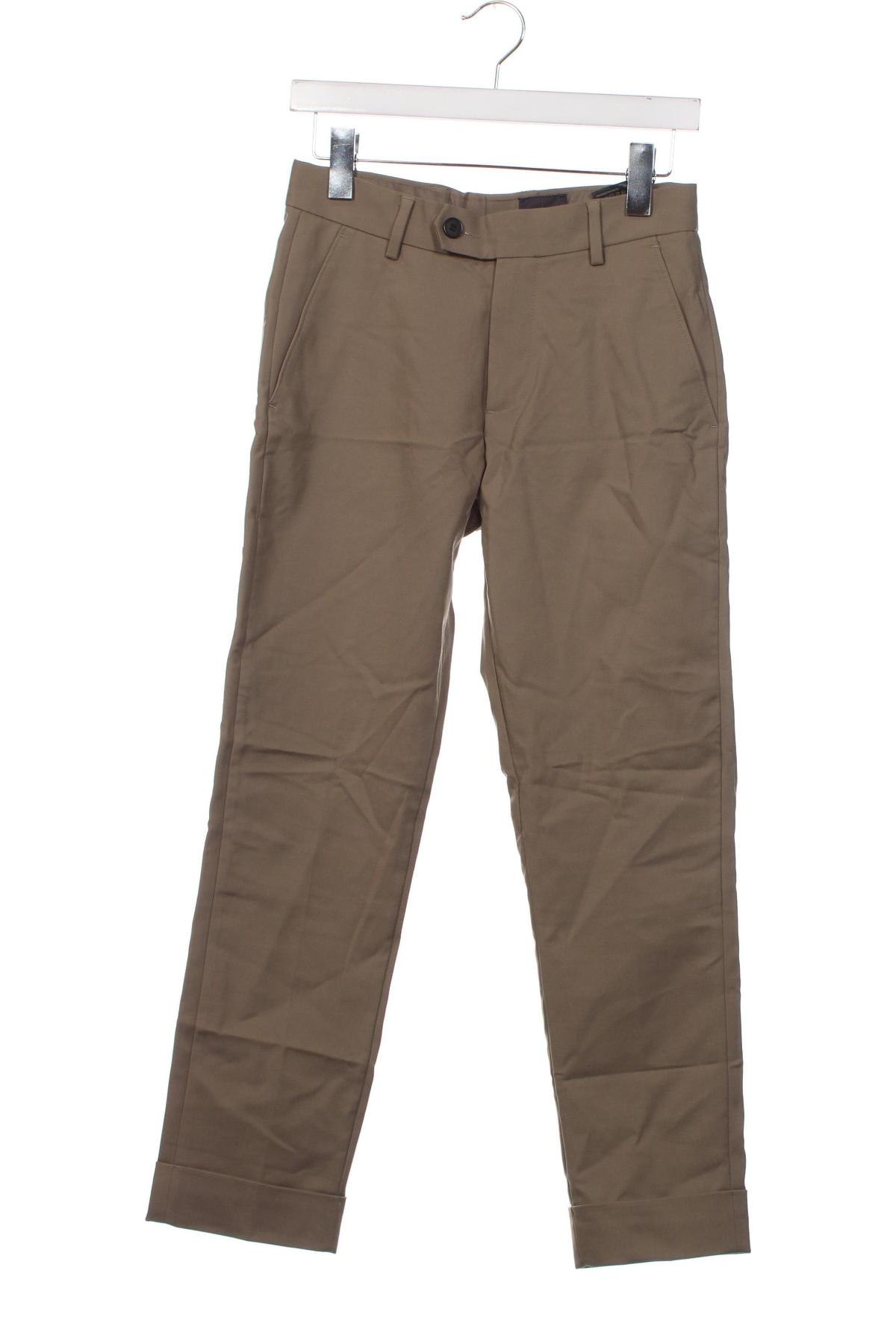 Мъжки панталон H&M, Размер XS, Цвят Зелен, Цена 6,67 лв.