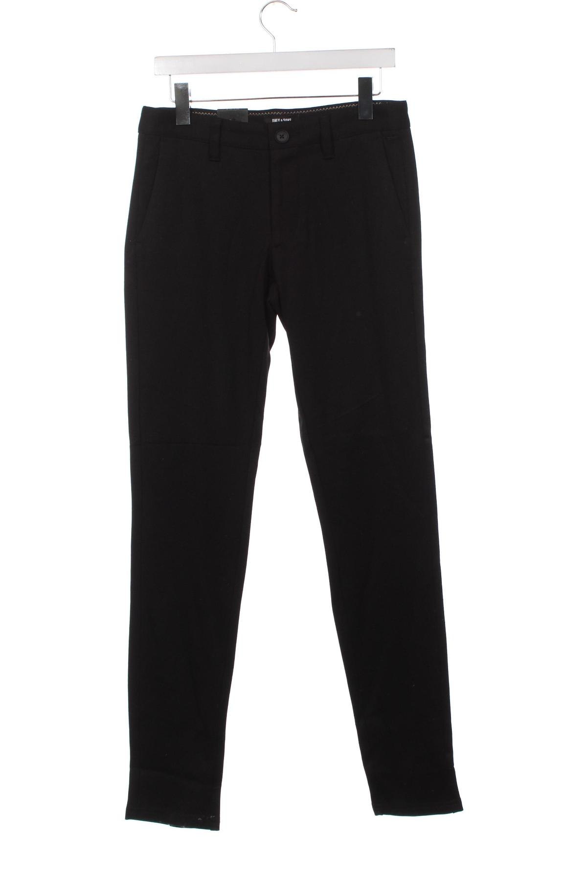Ανδρικό παντελόνι Only & Sons, Μέγεθος S, Χρώμα Μαύρο, Τιμή 8,30 €