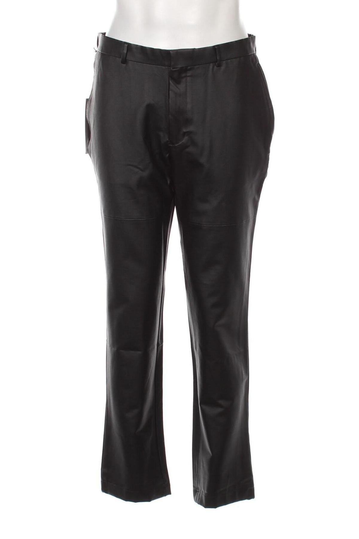 Pantaloni de bărbați River Island, Mărime L, Culoare Negru, Preț 25,76 Lei