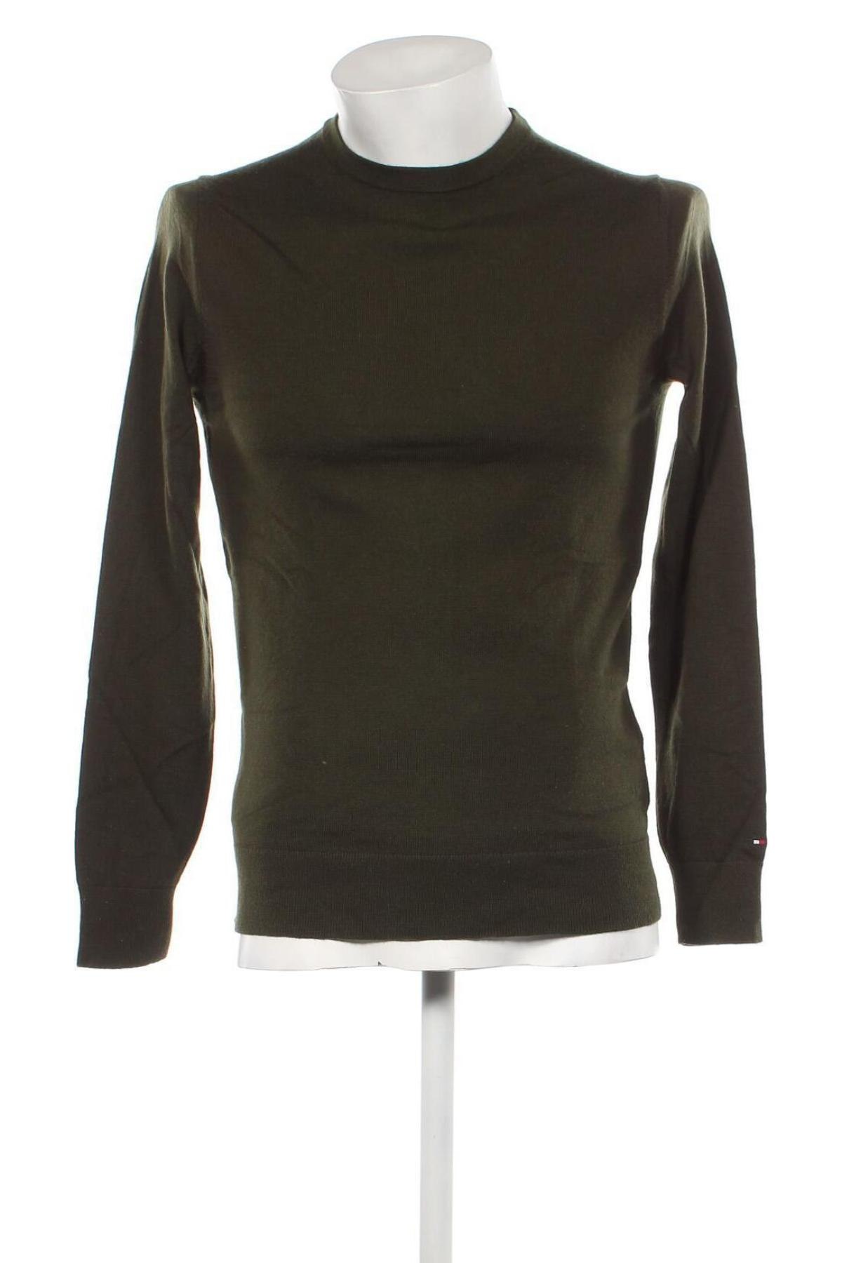 Мъжки пуловер Tommy Hilfiger, Размер S, Цвят Зелен, Цена 57,30 лв.