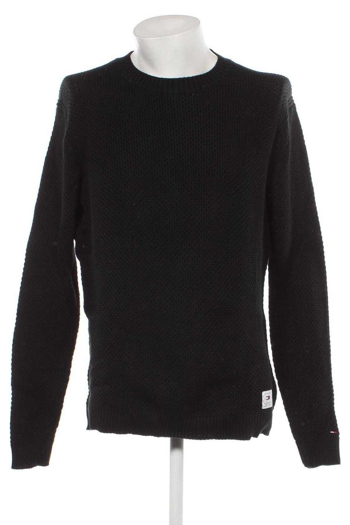Ανδρικό πουλόβερ Tommy Hilfiger, Μέγεθος L, Χρώμα Μαύρο, Τιμή 118,14 €