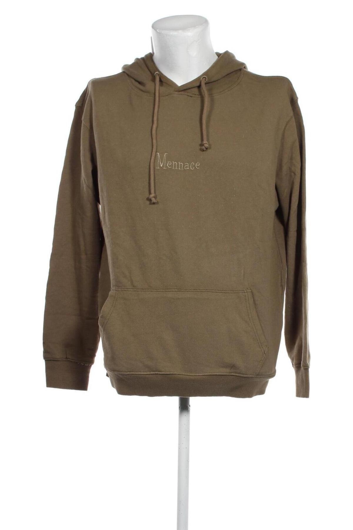 Herren Sweatshirt Mennace, Größe M, Farbe Grün, Preis 9,25 €