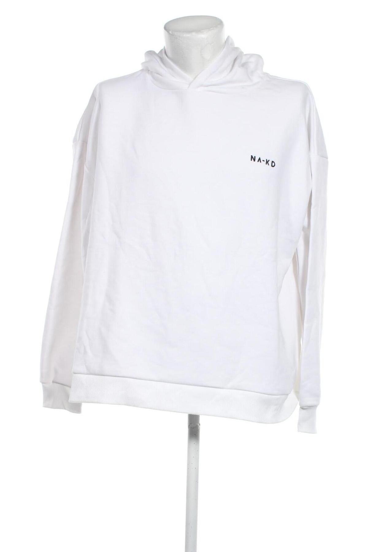 Herren Sweatshirt NA-KD, Größe 3XL, Farbe Weiß, Preis 14,80 €