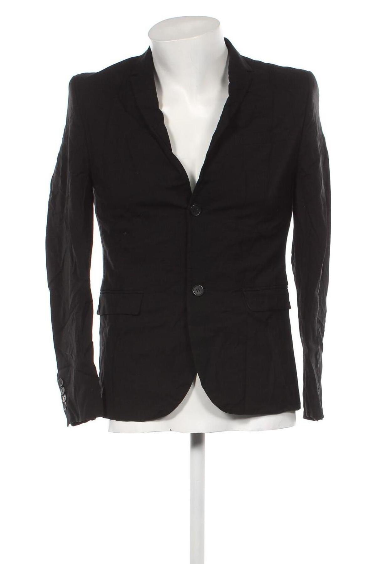 Ανδρικό σακάκι H&M, Μέγεθος M, Χρώμα Μαύρο, Τιμή 3,54 €