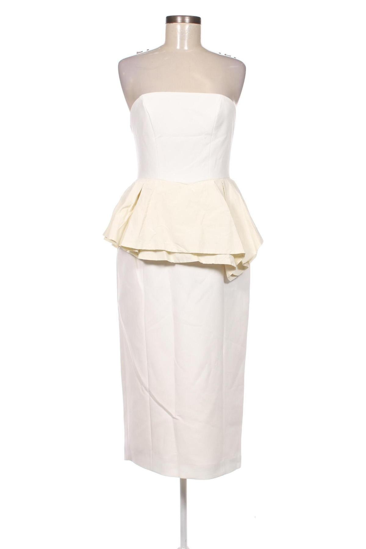 Kleid Karen Millen, Größe M, Farbe Weiß, Preis 19,74 €