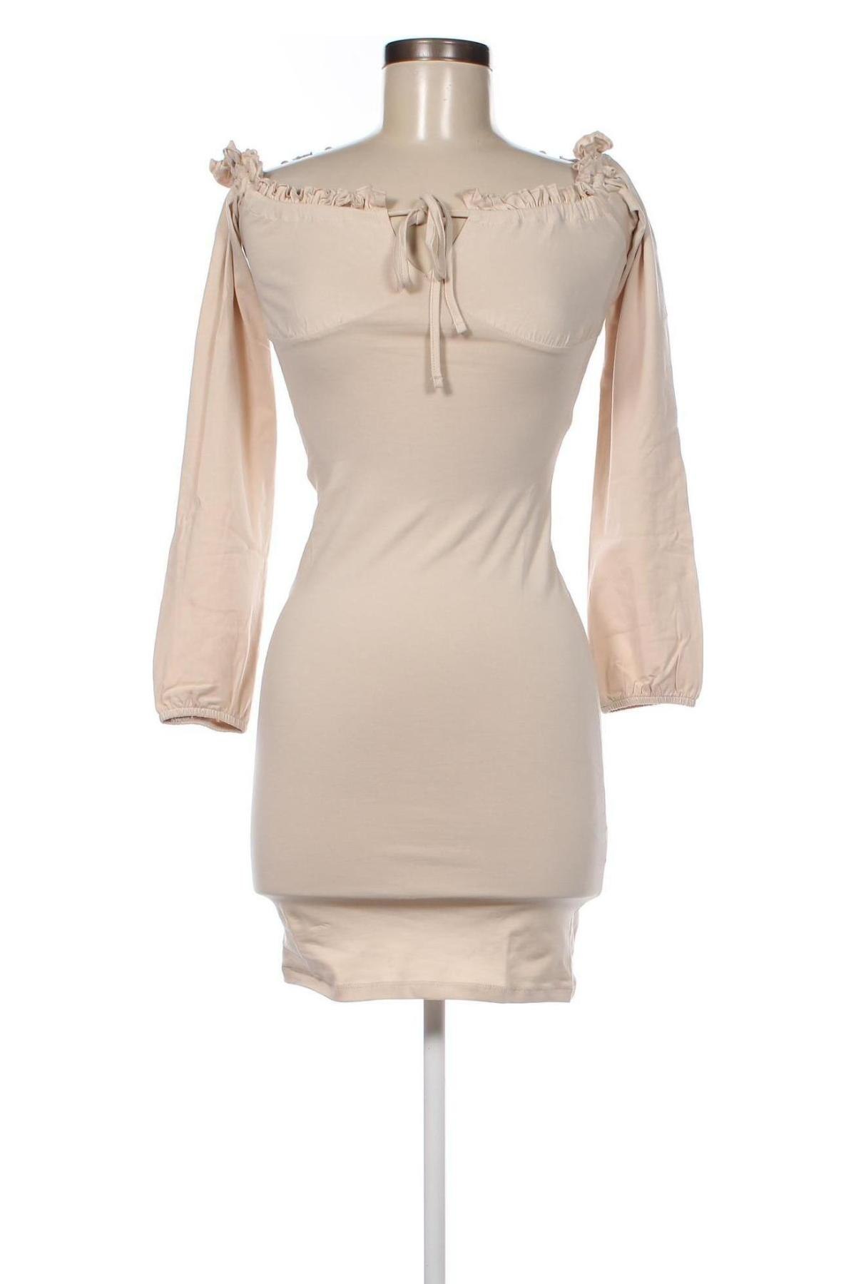 Kleid Nly Trend, Größe XXS, Farbe Beige, Preis 23,71 €