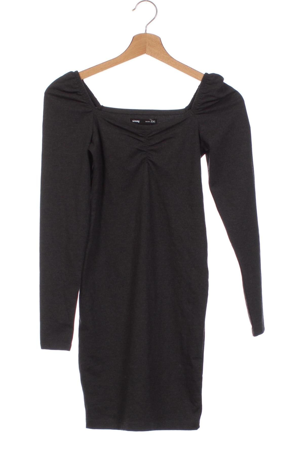 Kleid Sinsay, Größe XXS, Farbe Grau, Preis € 20,18