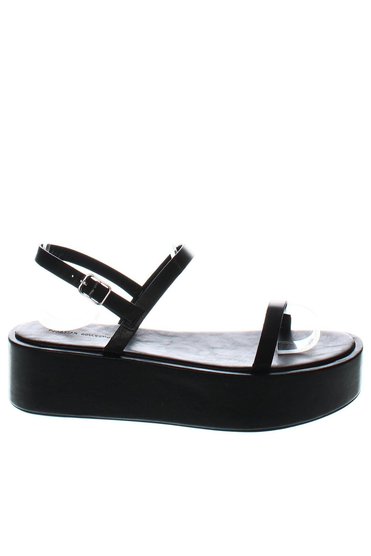 Sandale Pull&Bear, Mărime 41, Culoare Negru, Preț 155,26 Lei