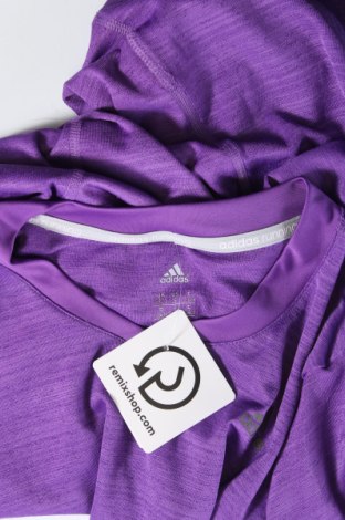 Γυναικεία μπλούζα Adidas, Μέγεθος XS, Χρώμα Βιολετί, Τιμή 17,39 €