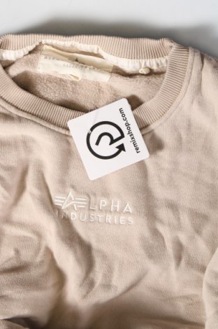 Дамска блуза Alpha Industries, Размер L, Цвят Бежов, Цена 48,49 лв.