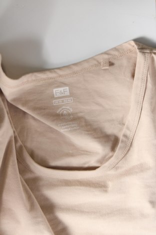 Damen Shirt F&F, Größe XL, Farbe Beige, Preis € 6,99