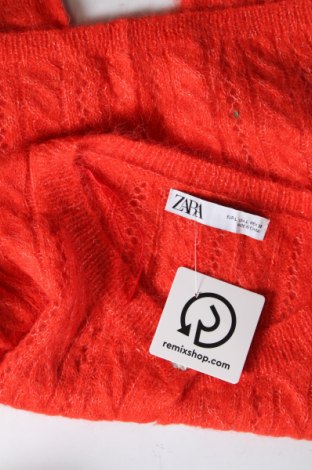 Damen Strickjacke Zara, Größe L, Farbe Rot, Preis 18,99 €