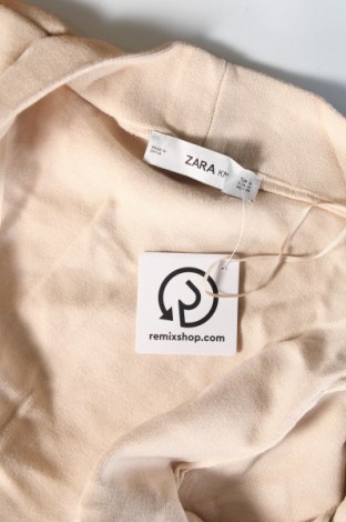 Дамска жилетка Zara Knitwear, Размер M, Цвят Бежов, Цена 11,49 лв.