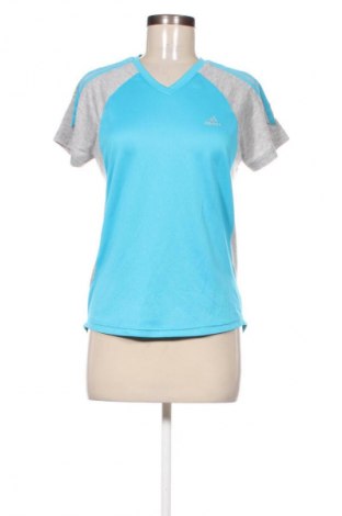 Damen T-Shirt Adidas, Größe M, Farbe Blau, Preis € 13,81