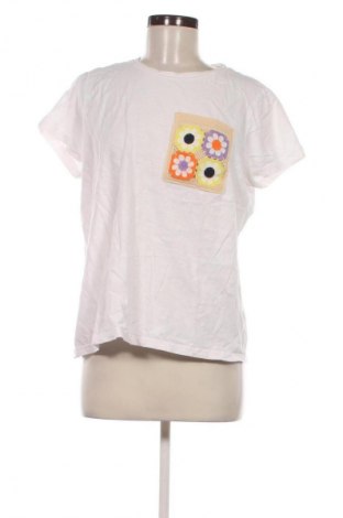 Γυναικείο t-shirt Gina, Μέγεθος L, Χρώμα Λευκό, Τιμή 8,70 €