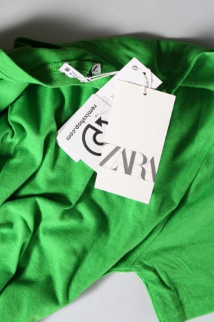 Tricou de femei Zara, Mărime M, Culoare Verde, Preț 49,15 Lei