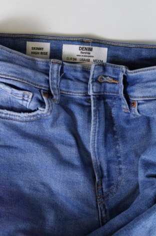 Damskie jeansy Bershka, Rozmiar XS, Kolor Niebieski, Cena 35,99 zł