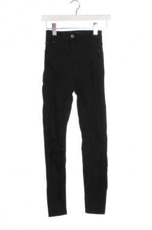 Blugi de femei Bershka, Mărime XXS, Culoare Negru, Preț 48,99 Lei