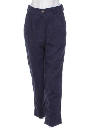 Pantaloni de velvet de femei, Mărime M, Culoare Albastru, Preț 95,99 Lei