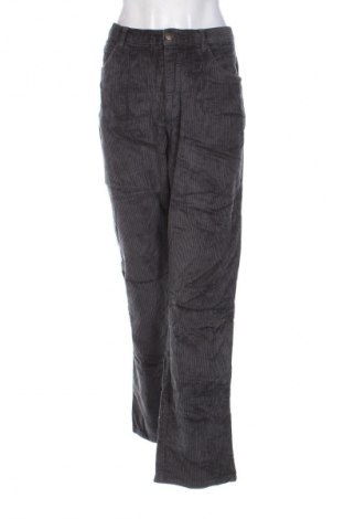 Pantaloni de velvet de femei, Mărime M, Culoare Gri, Preț 95,99 Lei