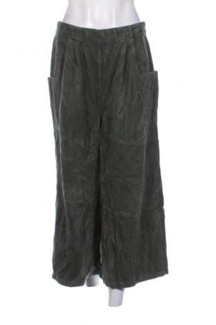 Pantaloni de velvet de femei, Mărime S, Culoare Verde, Preț 95,99 Lei