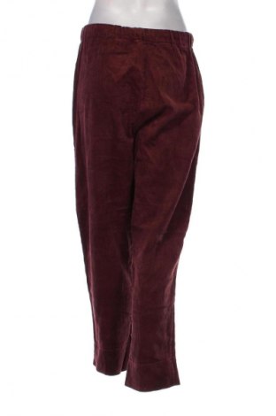 Pantaloni de velvet de femei, Mărime XS, Culoare Roșu, Preț 38,99 Lei